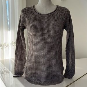 Revamped knit zipper sweater size small